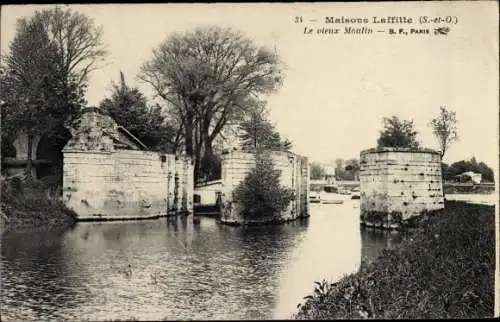 Ak Maisons Laffitte Yvelines, Le vieux Moulin