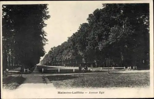 Ak Maisons Laffitte Yvelines, Avenue Eglé