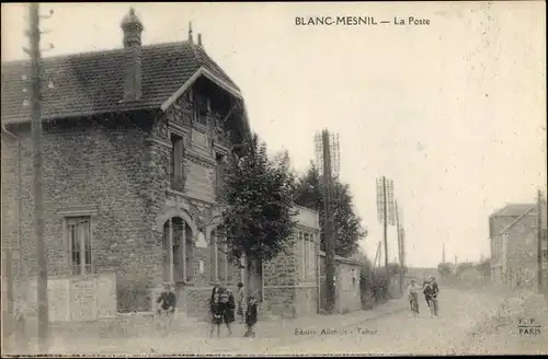 Ak Blanc Mesnil Seine Saint Denis, La Poste