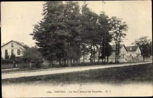 Ak Creteil Val de Marne, Le Parc, Avenue de Versailles