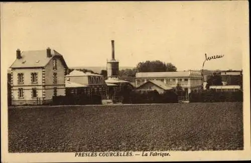 Ak Presles Courcelles Val d'Oise, La Fabrique, bureau