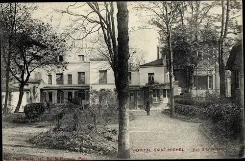 Ak Paris XV., Hopital Saint Michel, vue d'ensemble