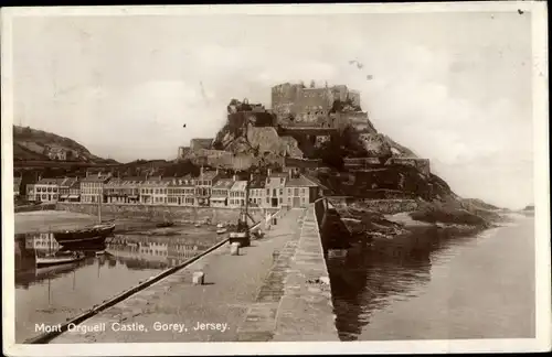 Ak Gorey Jersey Kanalinseln, Mont Orgueil Castle