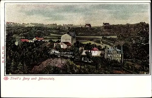 Ak Bärenstein Altenberg im Erzgebirge, Streit's Berg