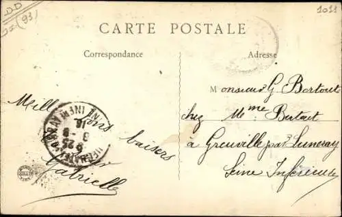 Ak Noisy le Sec Seine Saint Denis, Les Écoles, Rue Carnot