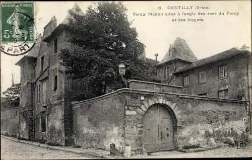 Ak Gentilly Val de Marne, Vieux Manoir