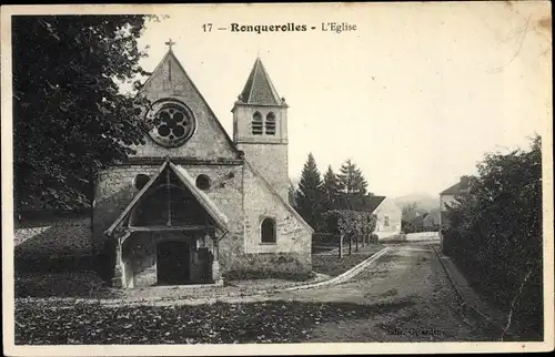 Ak Ronquerolles Val d'Oise, Eglise