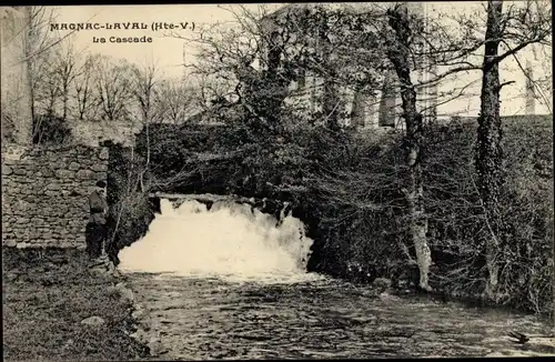 Ak Magnac Laval Haute Vienne, Cascade