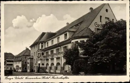 Ak Bayerisch Eisenstein in Niederbayern, Hotel Botschafter