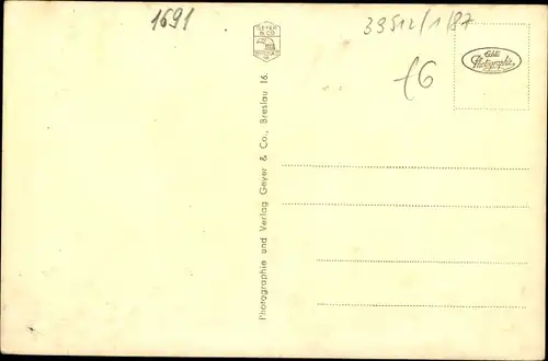 Ak Wrocław Breslau Schlesien, Sand und Dominsel