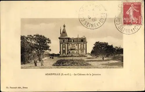 Ak Adainville Yvelines, Le Chateau de la Jauniere