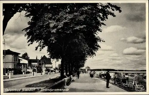 Ak Niendorf Timmendorfer Strand Ostholstein, Strandpromenade