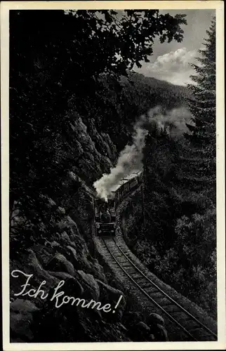 Ak Deutsche Eisenbahn, Dampflokomotive