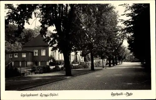 Ak Berggießhübel in Sachsen, Straßenpartie