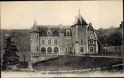 Ak Caylus Tarn et Garonne, Chateau, Schloss