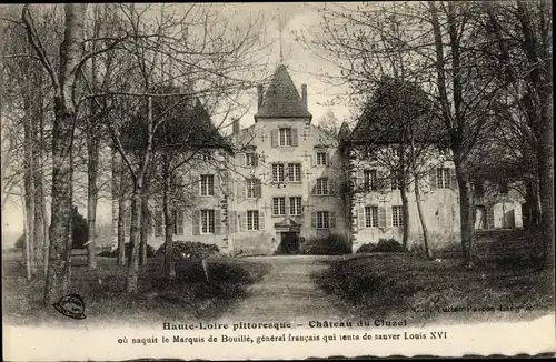 Ak Cluzel Haute Loire, Chateau, Marquis Bouille, Schloss