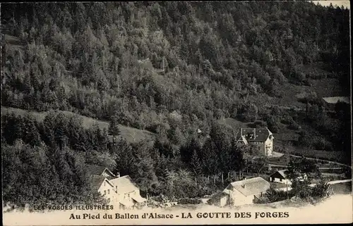 Ak Territoire de Belfort, Au Pied du Ballon d'Alsace, la Goutte des Forges