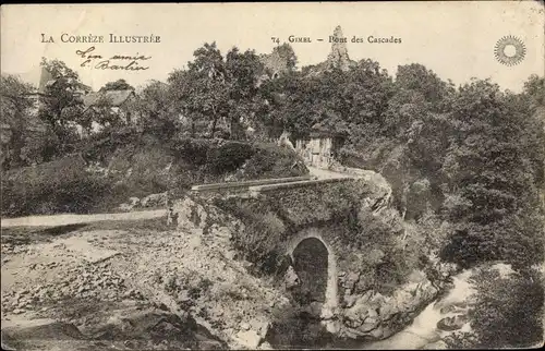 Ak Gimel Corrèze, Pont des Cascades