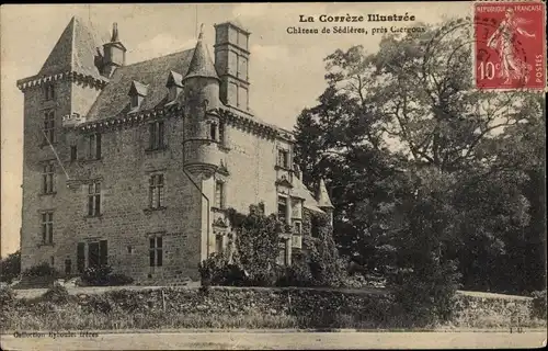 Ak Ciergoux environs Corrèze, Chateau de Sedieres