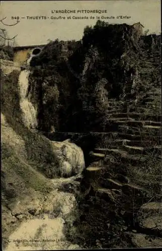 Ak Thuyets Ardèche, Gouffre et Cascade de la Gueule d'Enfer