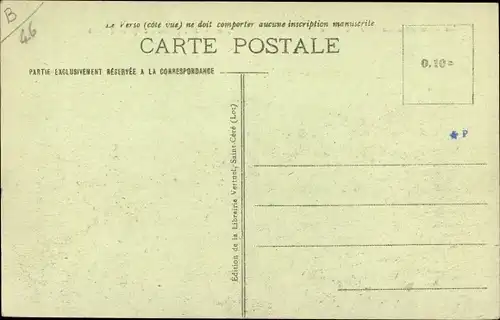 Ak Le Château de Montal et les Tours de St. Laurent, près St. Céré