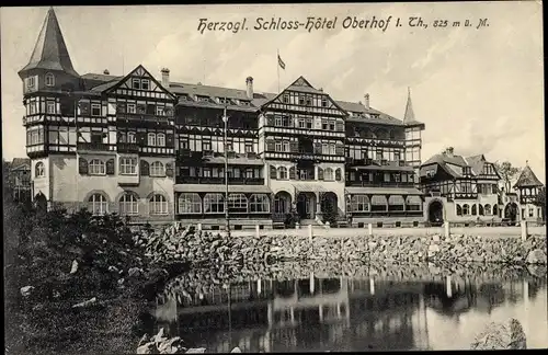 Ak Oberhof im Thüringer Wald, Herzogl. Schlosshotel