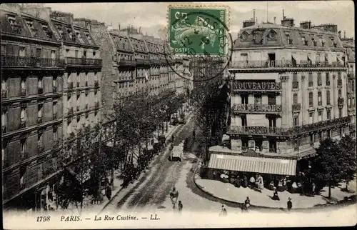 Ak Paris XVIII. Arrondissement Buttes-Montmartre, La Rue Custine