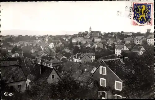 Ak Beaucourt Territoire de Belfort, Vue générale, Blick auf den Ort