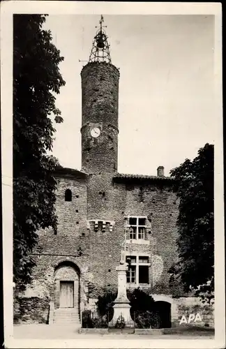 Ak Bioulet Tarn et Garonne, Le Chateau, Monument aux Morts