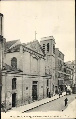 Ak Paris XVI., Eglise St. Pierre de Chaillot