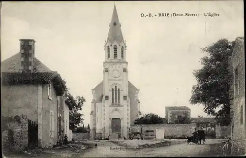 Ak Brie Deux Sèvres, L'Eglise