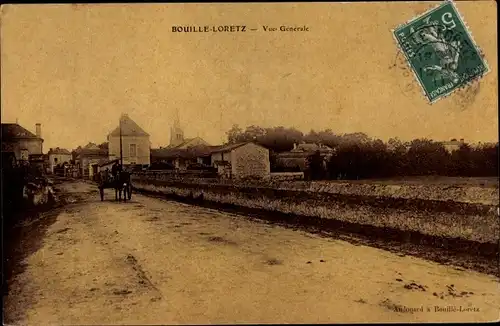 Ak Bouille Loretz Deux Sèvres, Vue générale