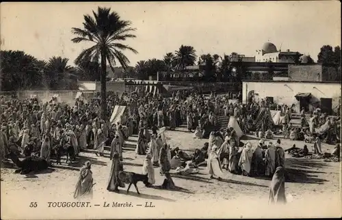 Ak Touggourt Algerien, Le Marché