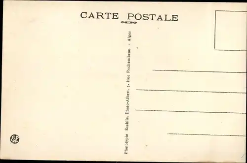 Ak Bizerte Tunesien, Place du marché de Charbon