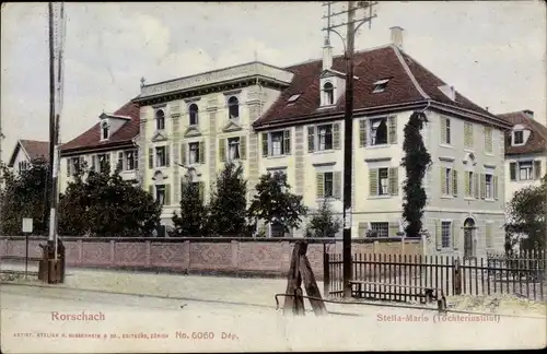 Ak Rorschach Kt. St. Gallen Schweiz, Stella Maris, Töchterinstitut