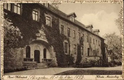 Ak Bad Helmstedt in Niedersachsen, Kloster Marienberg, Außenansicht