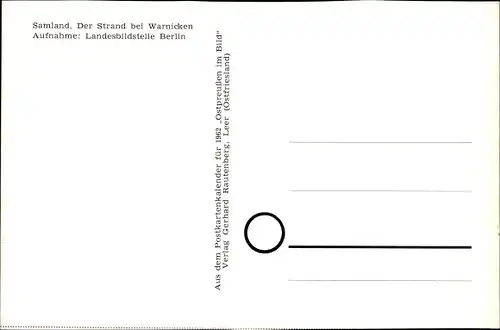 Ak Lesnoje Warnicken Ostpreußen, Samland, Strandpartie