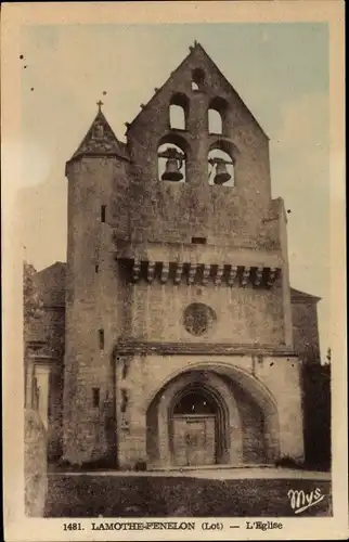 Ak Lamothe Fenelon Lot, L'Eglise