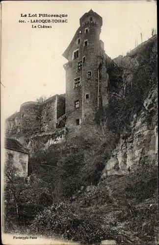 Ak Laroque Toirac Lot, le Château