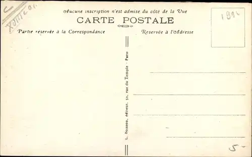 Künstler Ak Paris XVIII. Arrondissement Buttes-Montmartre, La Rue Cortot en 1840