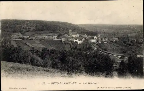 Ak Buno Bonnevaux Essonne, Vue générale