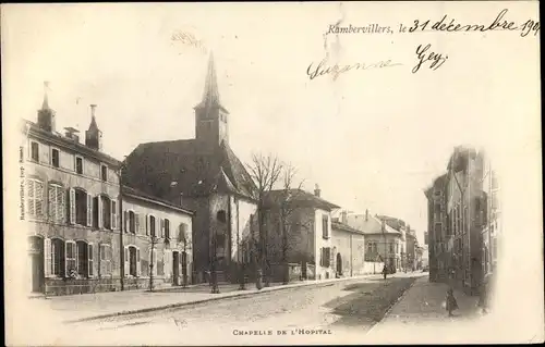 Ak Rambervillers Lothringen Vosges, Chapelle de l'Hopital