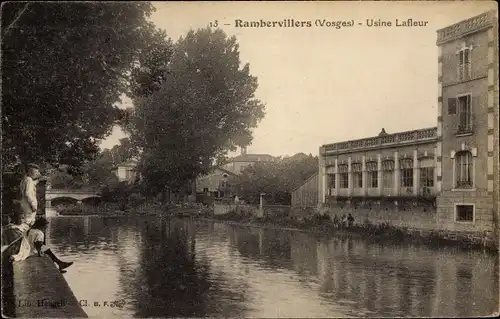 Ak Rambervillers Lothringen Vosges, Usine Lafleur