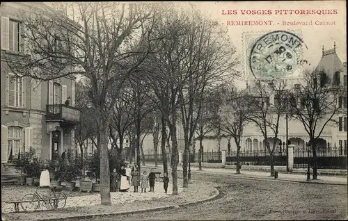 Ak Remiremont Lothringen Vosges, Boulevard Carnot