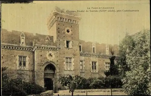 Ak Tarn-et-Garonne, Chateau Féodal de Terride