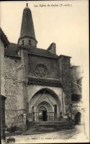 Ak Caylus Tarn-et-Garonne, Église