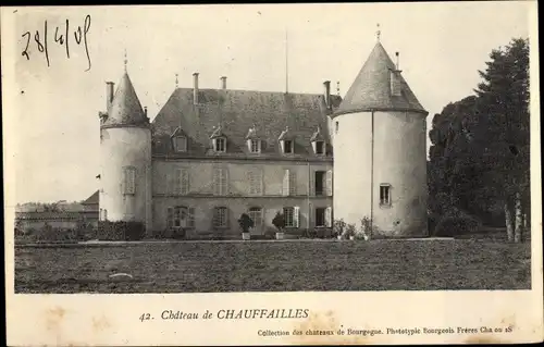 Ak Chauffailles Saône et Loire, Chateau