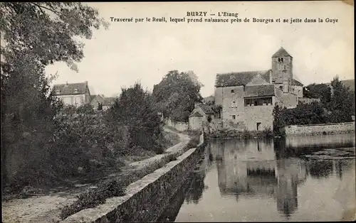 Ak Burzy Saone et Loire, Etang