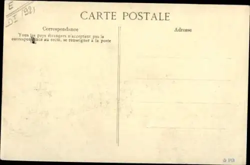 Ak Levallois Perret Hauts de Seine, Inondations de 1910, Maisons ecroulees rue de Courcelles