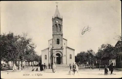 Ak Setif Algerien, L'Église